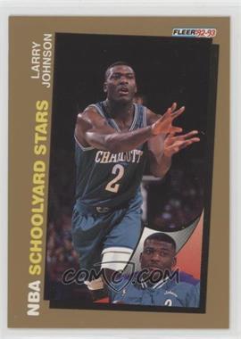 1992-93 Fleer - [Base] #259 - Schoolyard Stars - Larry Johnson