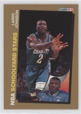 1992-93 Fleer - [Base] #259 - Schoolyard Stars - Larry Johnson