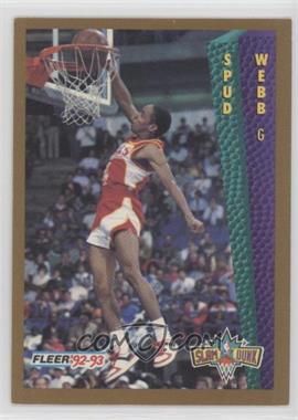 1992-93 Fleer - [Base] #278 - Slam Dunk - Spud Webb [EX to NM]