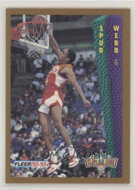 1992-93 Fleer - [Base] #278 - Slam Dunk - Spud Webb [EX to NM]