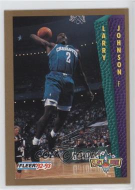 1992-93 Fleer - [Base] #292 - Slam Dunk - Larry Johnson