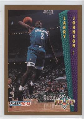 1992-93 Fleer - [Base] #292 - Slam Dunk - Larry Johnson