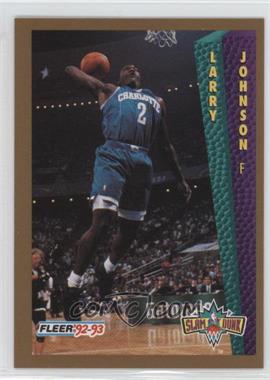 1992-93 Fleer - [Base] #292 - Slam Dunk - Larry Johnson