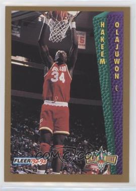 1992-93 Fleer - [Base] #294 - Slam Dunk - Hakeem Olajuwon