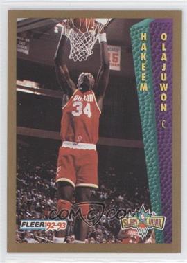 1992-93 Fleer - [Base] #294 - Slam Dunk - Hakeem Olajuwon