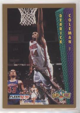 1992-93 Fleer - [Base] #296 - Slam Dunk - Derrick Coleman