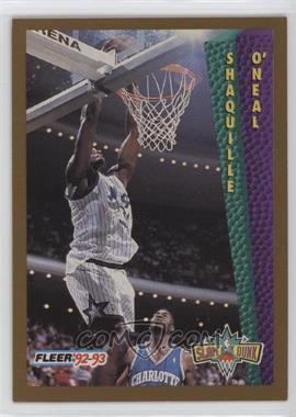 1992-93 Fleer - [Base] #298 - Slam Dunk - Shaquille O'Neal