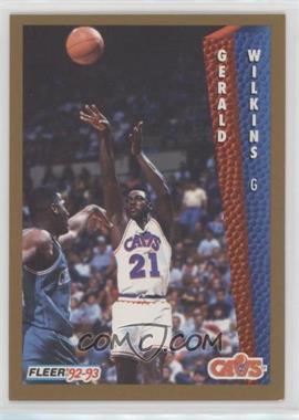 1992-93 Fleer - [Base] #320 - Gerald Wilkins