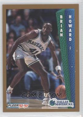 1992-93 Fleer - [Base] #323 - Brian Howard