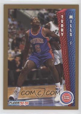 1992-93 Fleer - [Base] #334 - Terry Mills