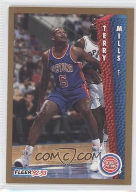 1992-93 Fleer - [Base] #334 - Terry Mills