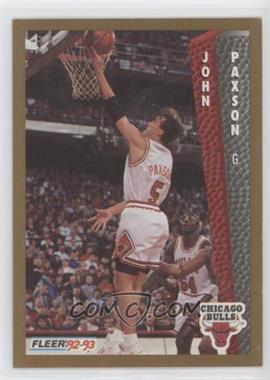 1992-93 Fleer - [Base] #35 - John Paxson [EX to NM]