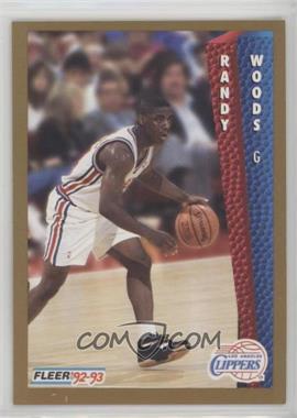 1992-93 Fleer - [Base] #361 - Randy Woods