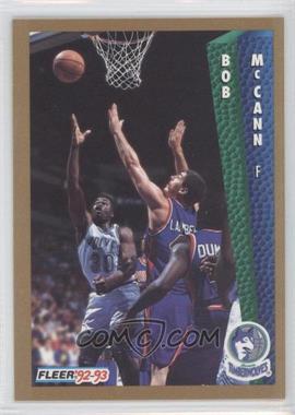 1992-93 Fleer - [Base] #380 - Bob McCann