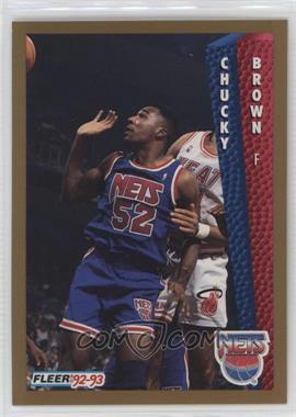 1992-93 Fleer - [Base] #386 - Chucky Brown