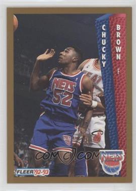 1992-93 Fleer - [Base] #386 - Chucky Brown