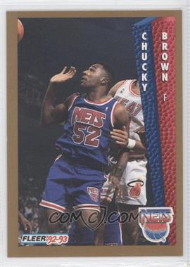 1992-93 Fleer - [Base] #386 - Chucky Brown