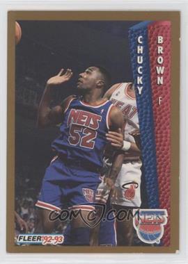 1992-93 Fleer - [Base] #386 - Chucky Brown