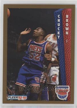 1992-93 Fleer - [Base] #386 - Chucky Brown