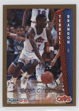 1992-93 Fleer - [Base] #39 - Terrell Brandon [EX to NM]