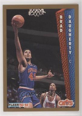 1992-93 Fleer - [Base] #40 - Brad Daugherty