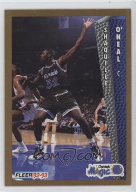 1992-93 Fleer - [Base] #401 - Shaquille O'Neal [EX to NM]