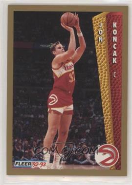 1992-93 Fleer - [Base] #4.2 - Jon Koncak (Court Action Without Basketball)