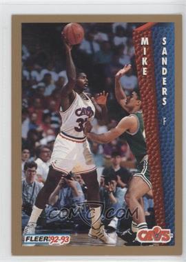 1992-93 Fleer - [Base] #44 - Mike Sanders