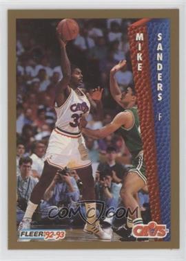 1992-93 Fleer - [Base] #44 - Mike Sanders