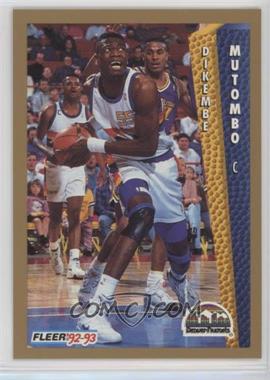 1992-93 Fleer - [Base] #60 - Dikembe Mutombo
