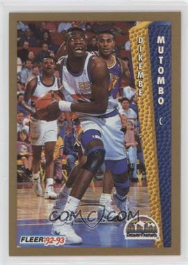 1992-93 Fleer - [Base] #60 - Dikembe Mutombo