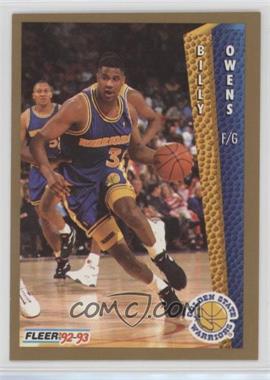 1992-93 Fleer - [Base] #79 - Billy Owens