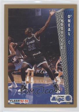 1992-93 Fleer - Drake's #37 - Shaquille O'Neal