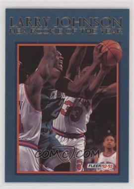 1992-93 Fleer - Larry Johnson Rookie of the Year #2 - Larry Johnson