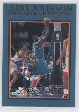 1992-93 Fleer - Larry Johnson Rookie of the Year #3 - Larry Johnson
