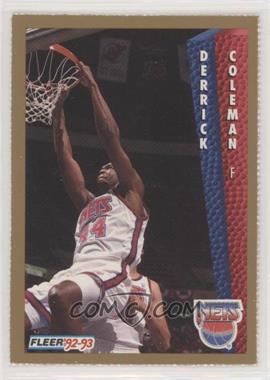 1992-93 Fleer - Magazine Sheet - Singles #143 - Derrick Coleman