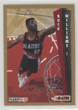 1992-93 Fleer - Magazine Sheet - Singles #193 - Buck Williams