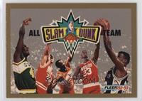 Shawn Kemp, Michael Jordan, Stacey Augmon, Otis Thorpe, David Robinson [EX …