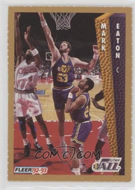 1992-93 Fleer - NBA Red-Hot Stars Magazine Sheet Singles #_MAEA - Mark Eaton