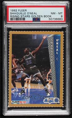 1992-93 Fleer - NBA Rising Stars Magazine Sheet Singles #_SHON - Shaquille O'Neal [PSA 8 NM‑MT]