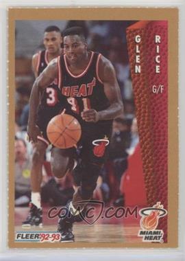 1992-93 Fleer - NBA Shooting Stars Magazine Sheet Singles #_GLRI - Glen Rice