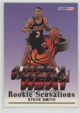 1992-93 Fleer - Rookie Sensations #11 - Steve Smith