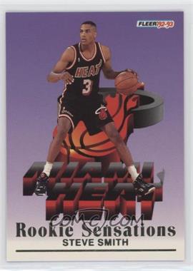 1992-93 Fleer - Rookie Sensations #11 - Steve Smith