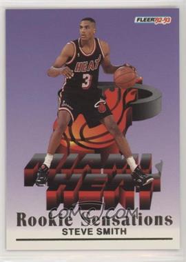 1992-93 Fleer - Rookie Sensations #11 - Steve Smith