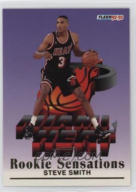 1992-93 Fleer - Rookie Sensations #11 - Steve Smith