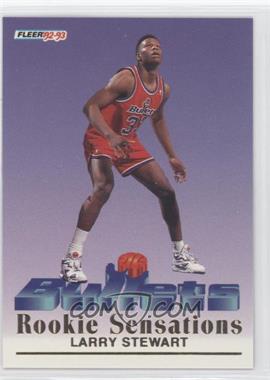 1992-93 Fleer - Rookie Sensations #12 - Larry Stewart