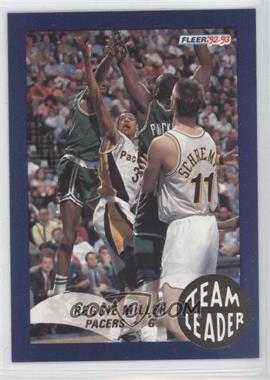 1992-93 Fleer - Team Leaders #11 - Reggie Miller