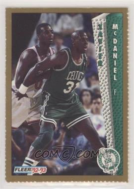 1992-93 Fleer Team Night Sheets - Boston Celtics Singles #_XAMC - Xavier McDaniel