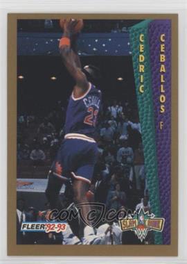 1992-93 Fleer Tony's Pizza - [Base] #_CECE - Cedric Ceballos