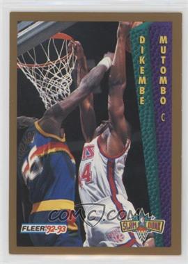 1992-93 Fleer Tony's Pizza - [Base] #_DIMU - Dikembe Mutombo